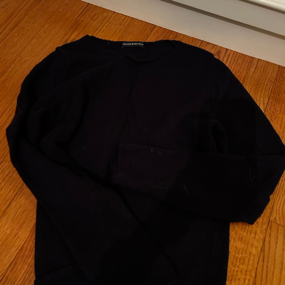 Brandy Melville Black Crewneck Sweater